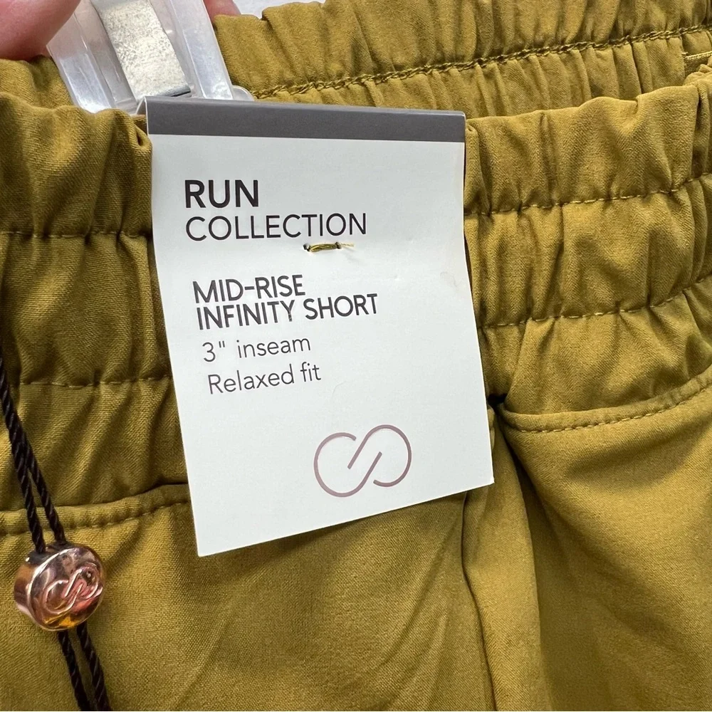 Calia Women's Athletic Run‎ Shorts Olive Bronze Xsmall